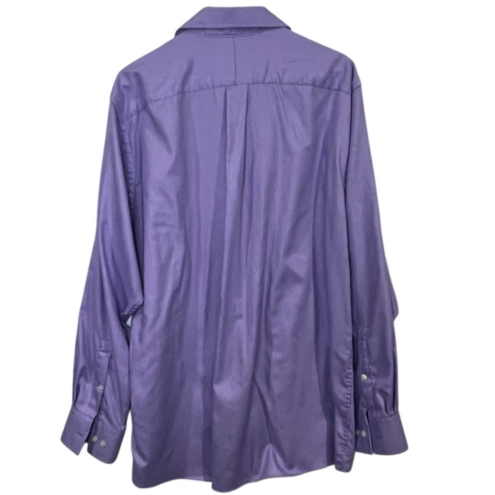 Michael Kors, Men's Purple Button up Dress Shirt in Excellent Condition - Picture 2 of 8